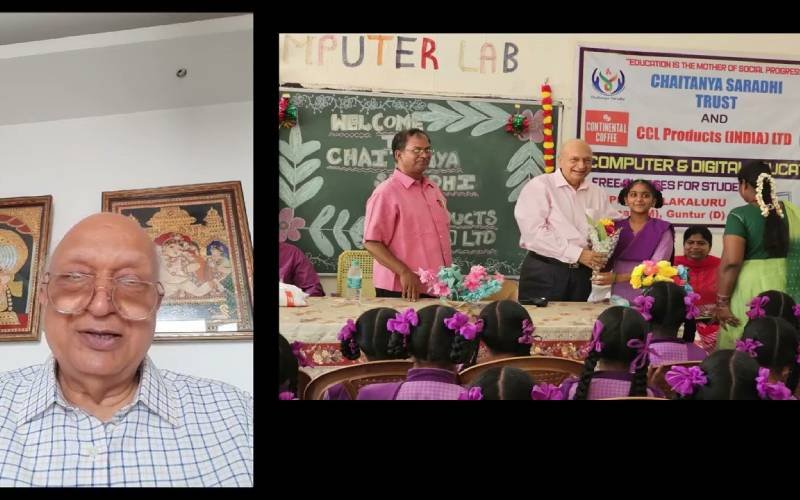 Vipin singalong CCL Director, giving feedback about CST Program